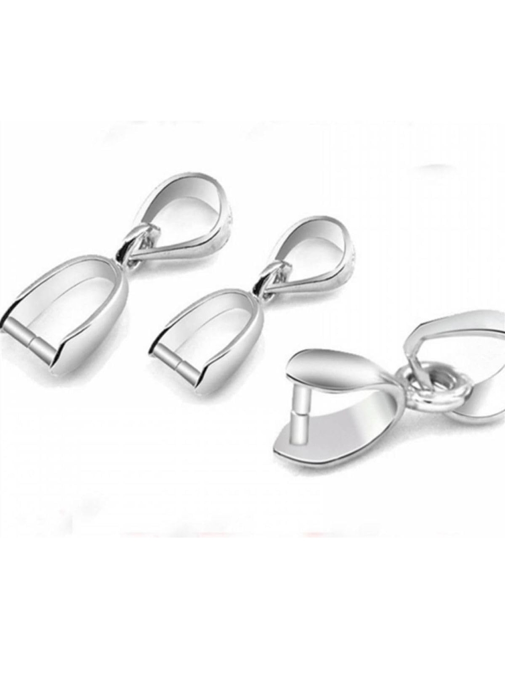 35 Pcs 15mm Pendant Claspspinch Bail Clip Jewelry Bale (2)